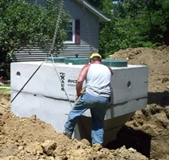 septic tank installation